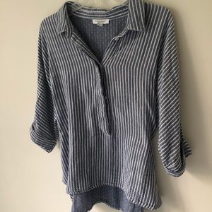 Beach Lunch Lounge Wear Blue white tunic